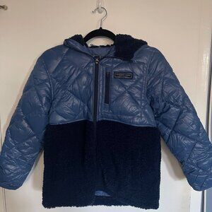 Vineyard Vines Boys' Quilted Heritage High-Pile Fleece Parka
